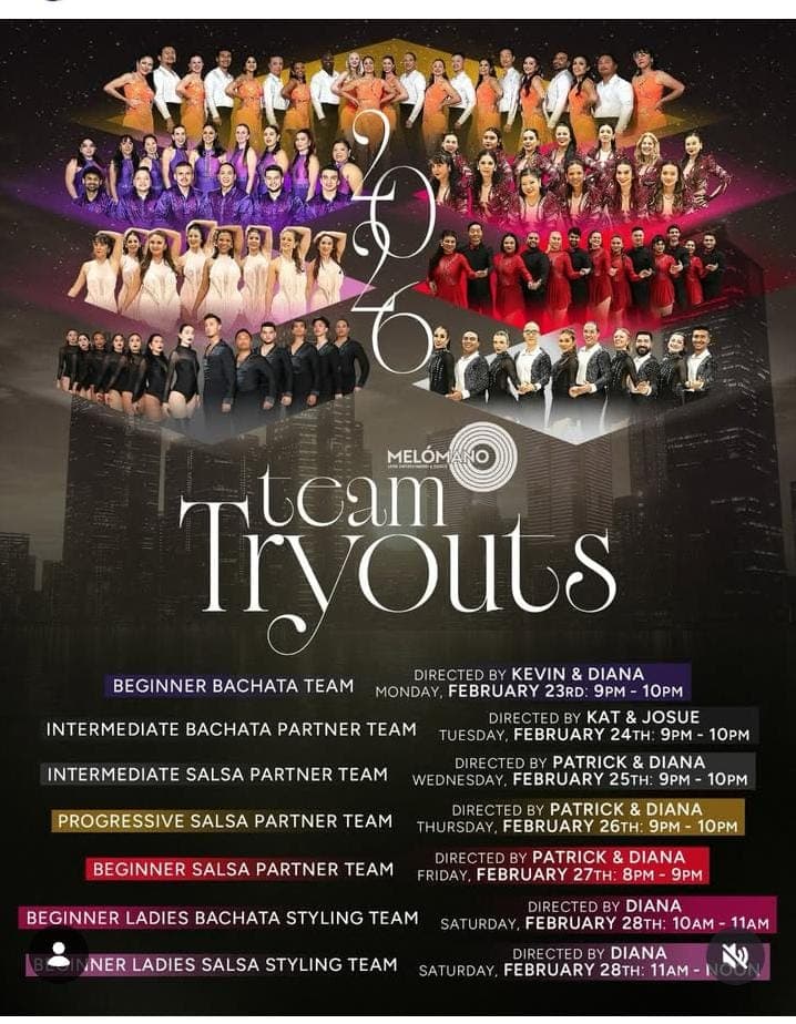 Team Tryout - Beginner Bachata Ladies Styling Team